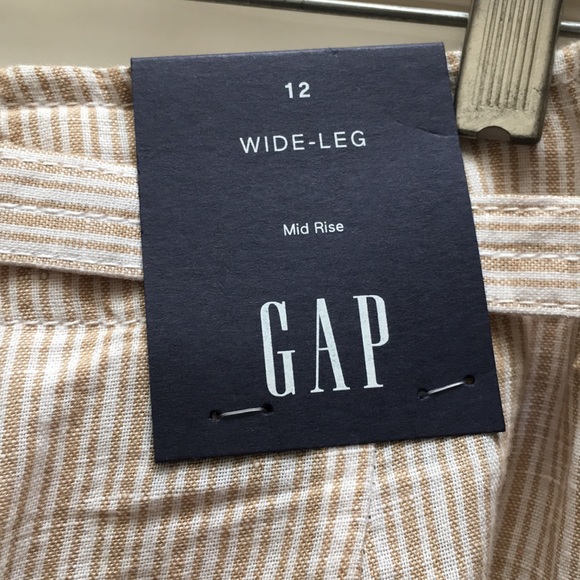 Nwt Gap Linen pants with tie belt Sz 12 - Picture 4 of 5